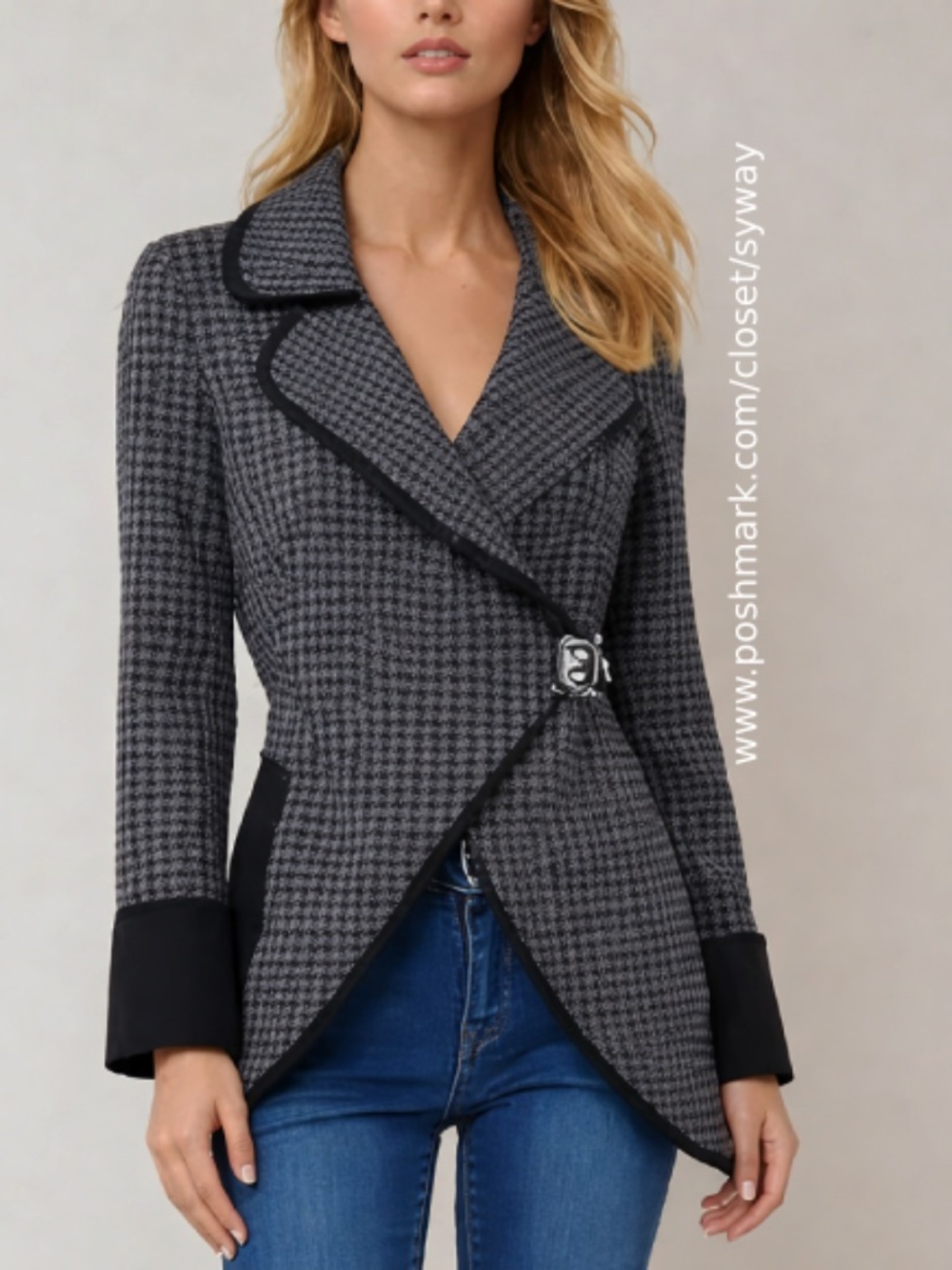 Ryan Roberts Wool Houndstooth Jacket